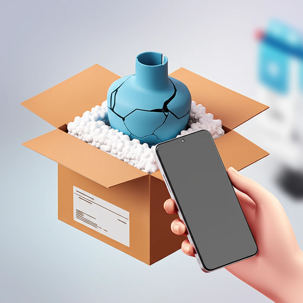 로젠택배 물품 파손 증거 사진 촬영법..