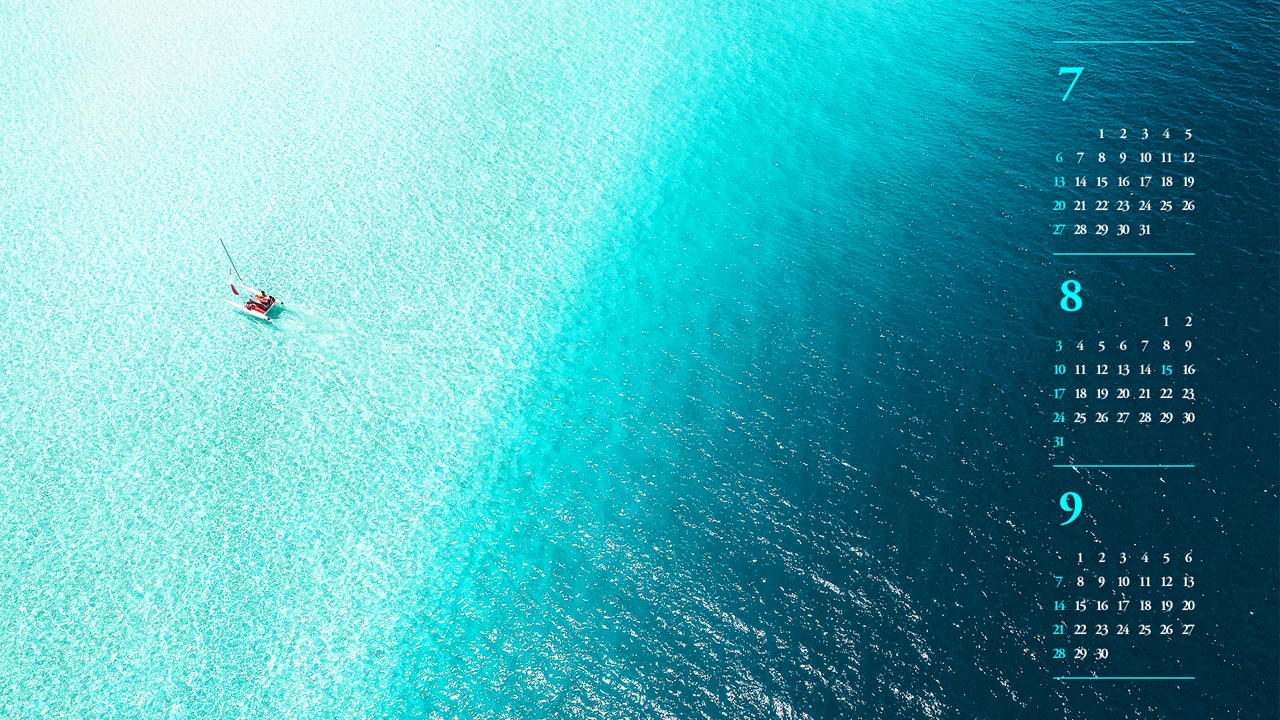 03 바다 B - 2025년8월 노트북배경화면