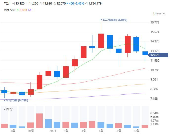 신발관련주대장주수혜주TOP5_백산