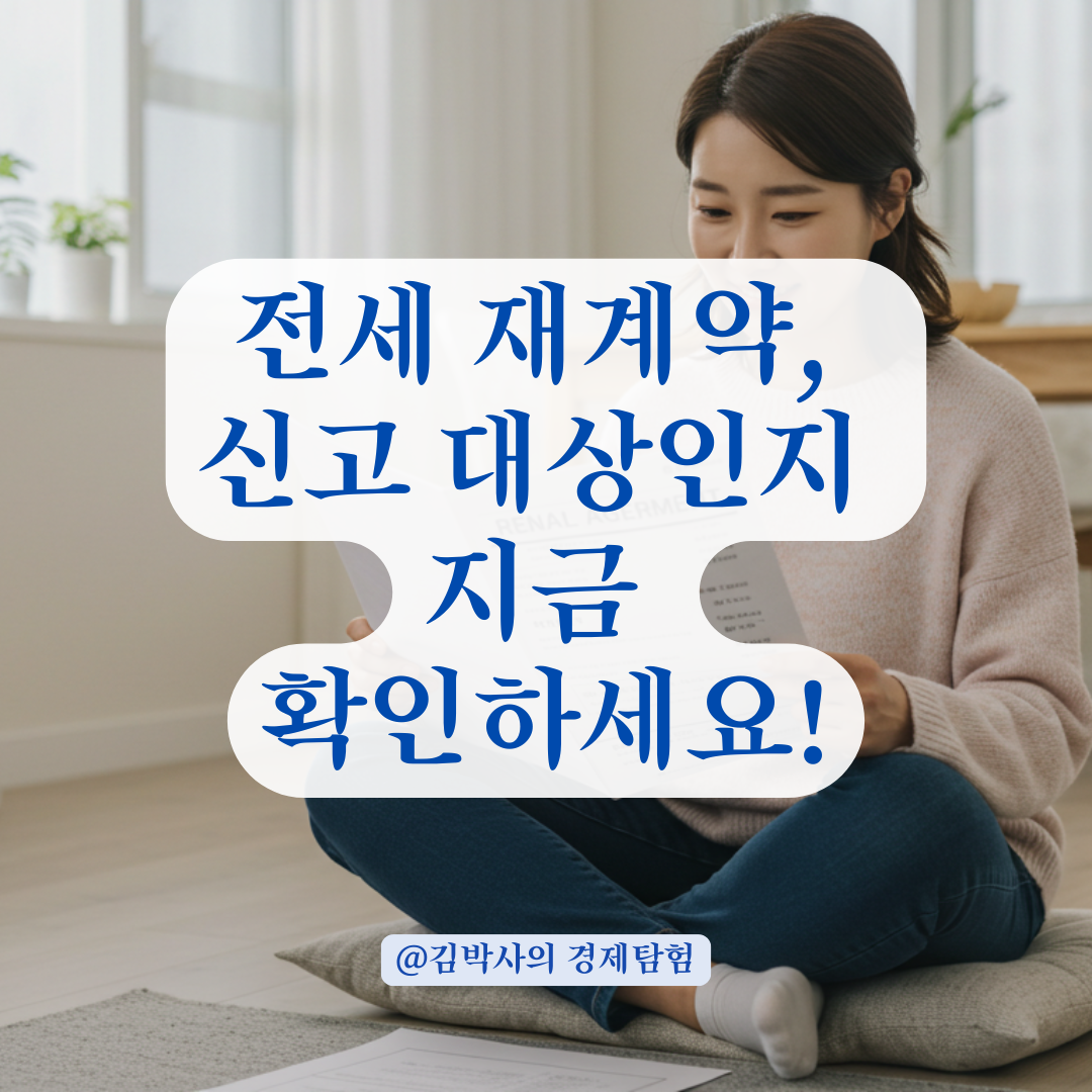 전세 재계약 했다면 전월세 신고 해야 할까?? 반드시 확인해야 할 전월세 신고 기준.