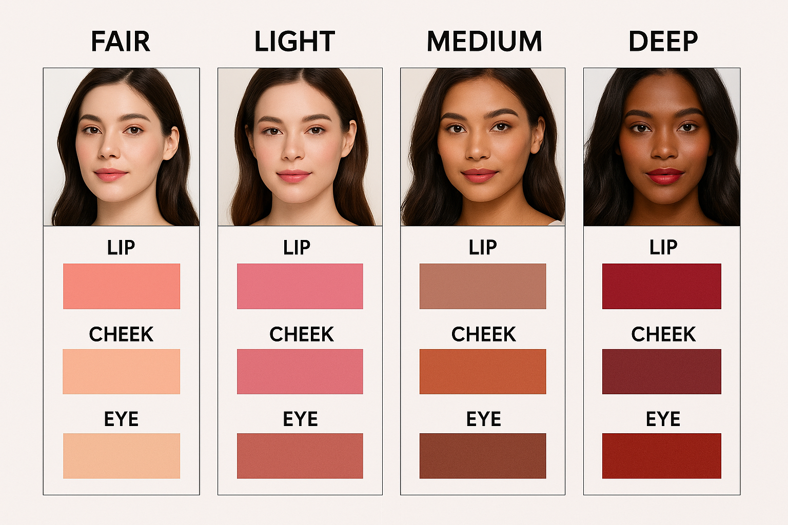 한국인들이 애정하는 색조 조합 분석