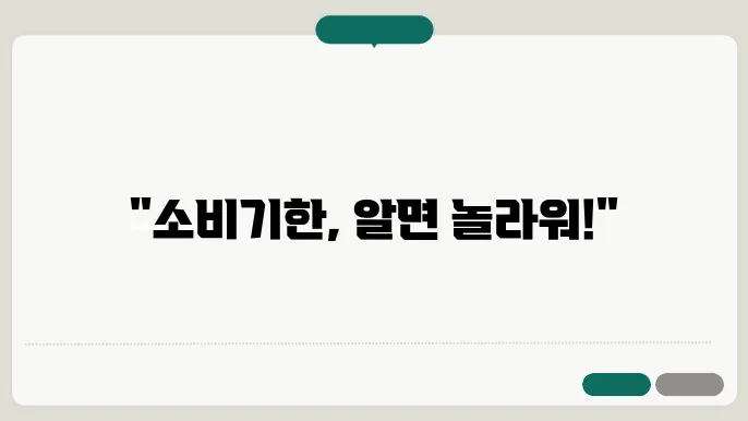 소비기한 기준