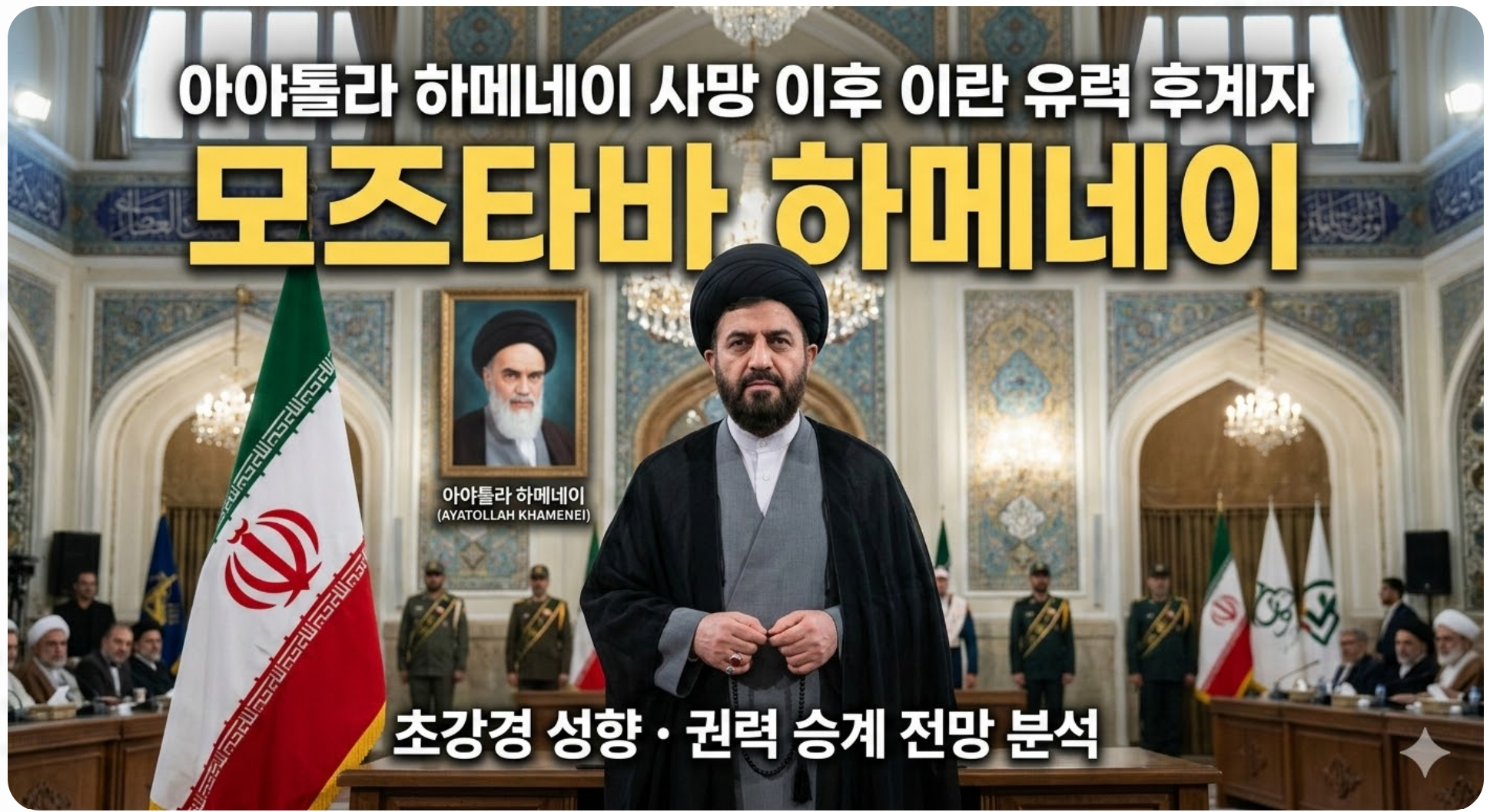 이란 차기 지도자 유력 모즈타바 하메네이 누구? 이란의 안개 속 후계 구도