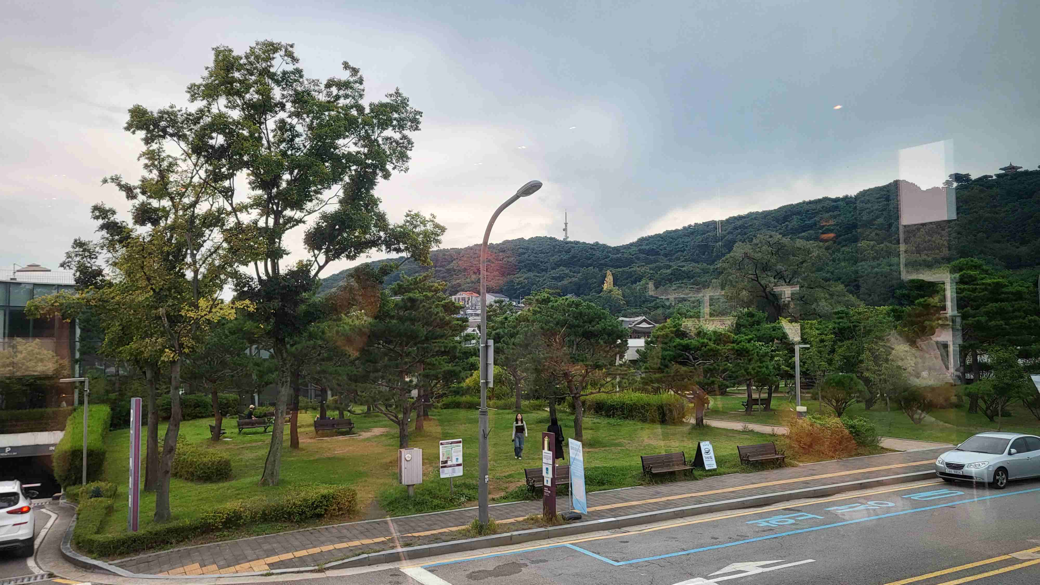 2층에서 바라본 뷰