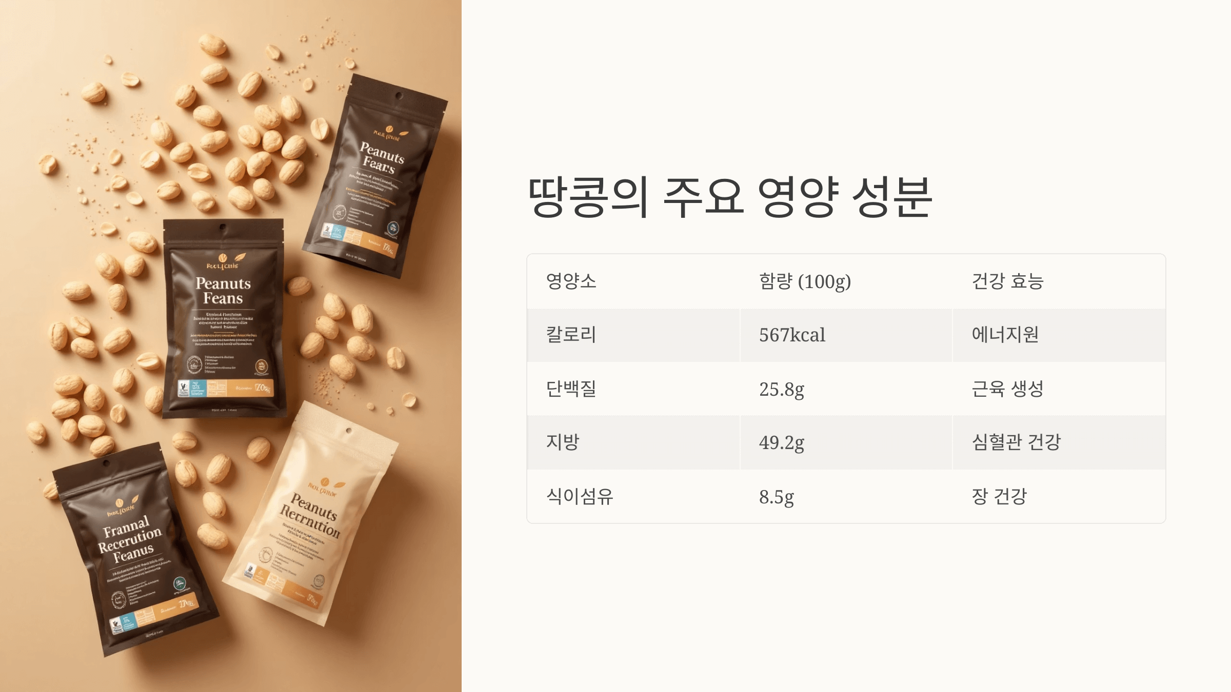 땅콩 사진입니다.