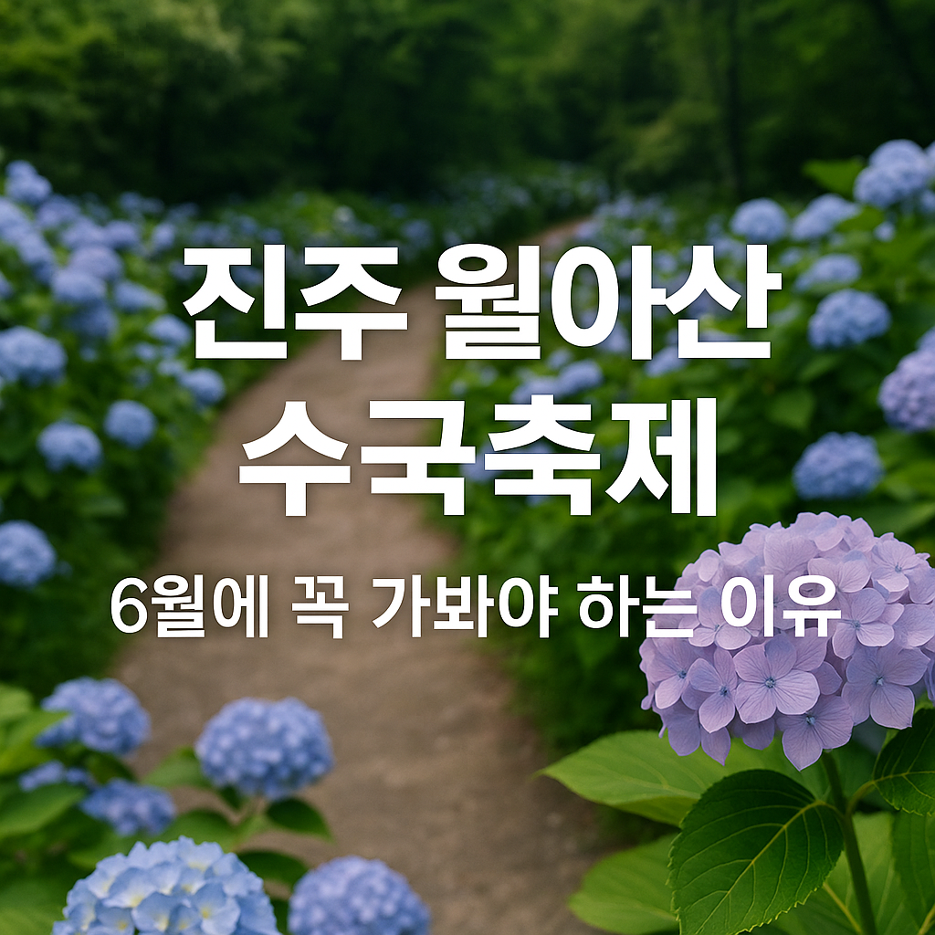 진주 월아산 수국축제