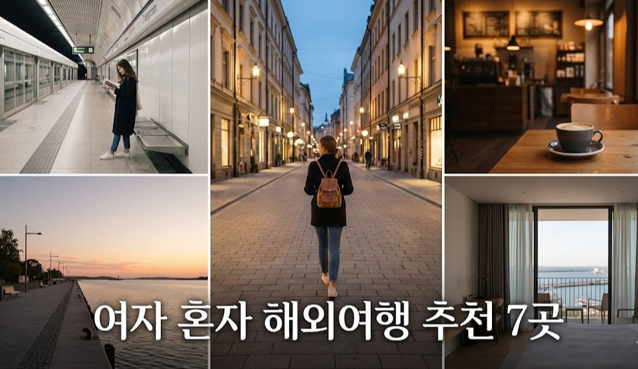 여자 혼자 해외여행 추천