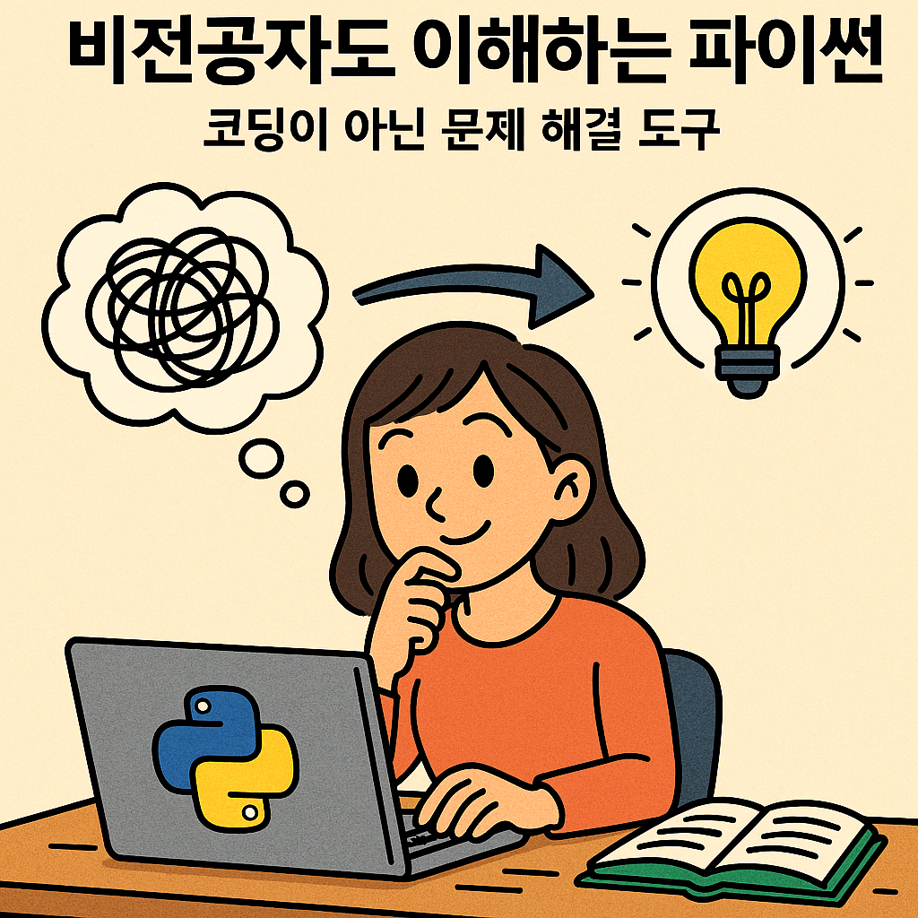 비전공자도 이해하는 파이썬 – 코딩이 아닌 문제 해결 도구