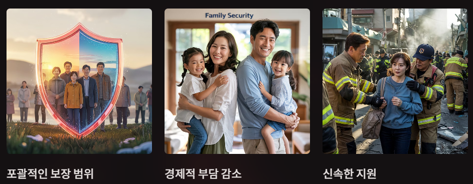 시민 안전 보험의 장점