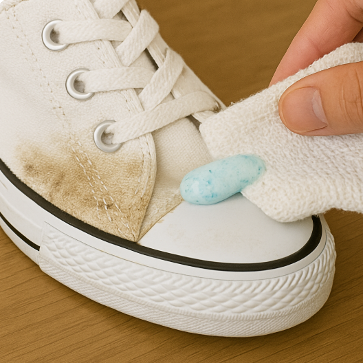 하얀 운동화 얼룩 지우는 방법 생활 꿀팁