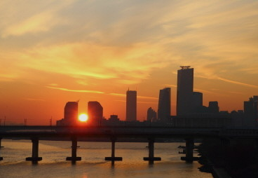 선유도-해뜨는-모습