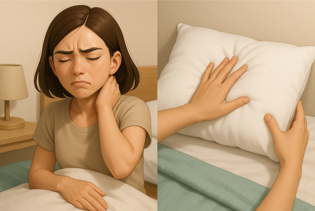 아침마다 목이 뻐근한 이유: 잘못된 수면 자세가 원인이 될 수 있습니다