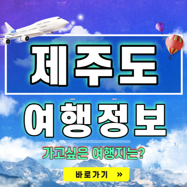 제주도 관광 여행정보 채널