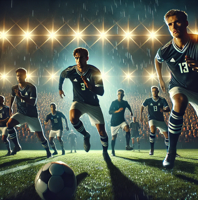 축구팀 경기 사진