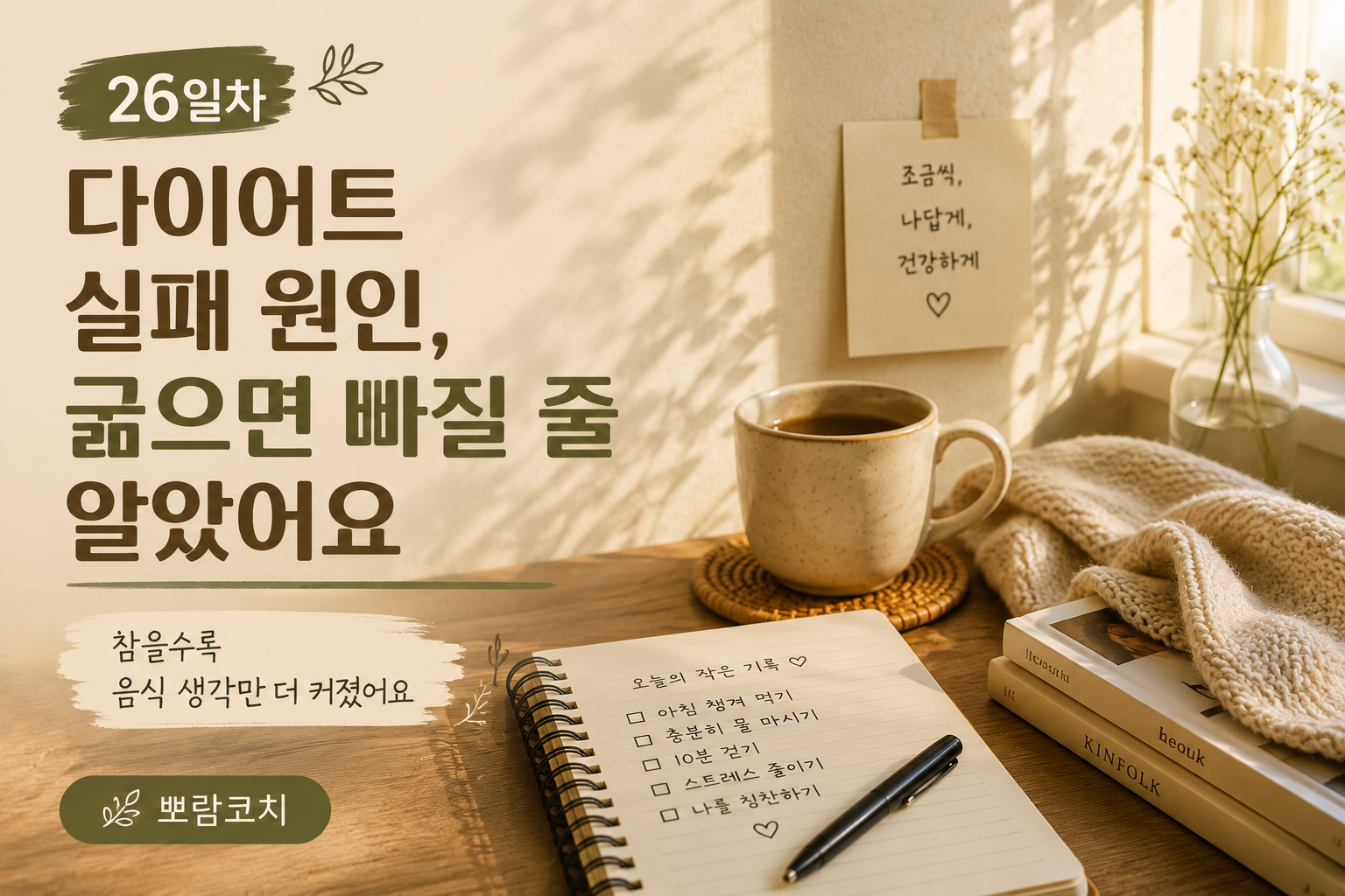 다이어트 실패 원인, 굶으면 빠질 줄 알았어요