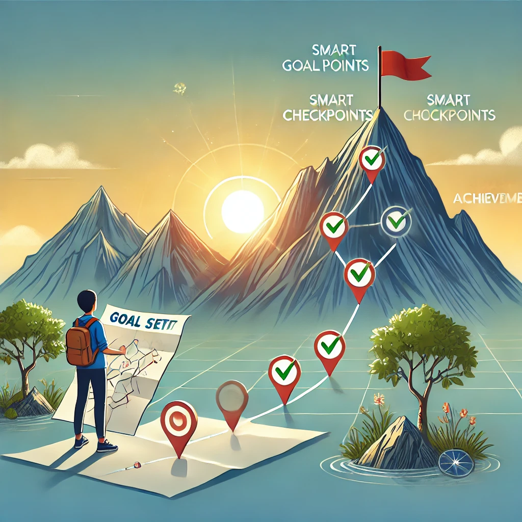 목표를 설정하는 과정을 묘사