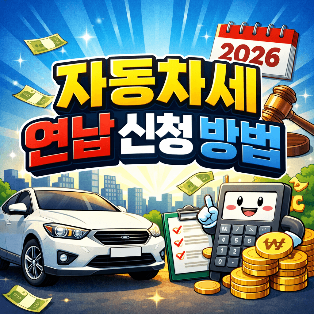 자동차세 연납 신청 방법 2026년 기준 총정리