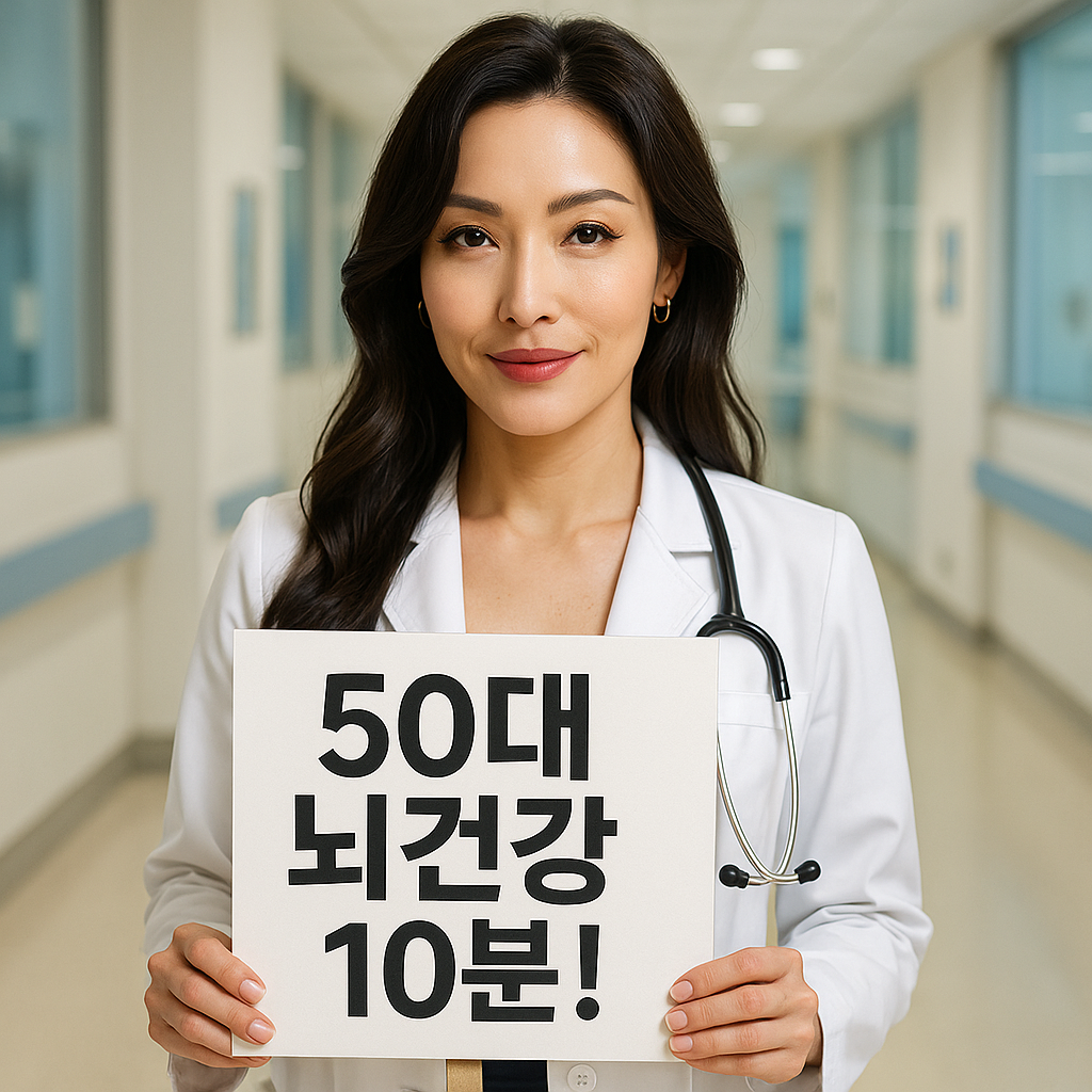 50대 이후 필수! 치매 걱정 덜어주는 '뇌 건강 지키는' 하루 10분 습관