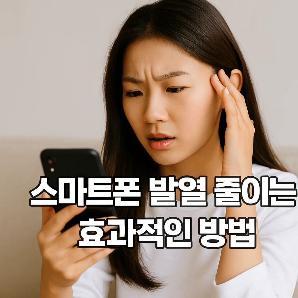 스마트폰 발열 줄이는 효과적인 방법