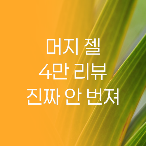 머지 젤 아이라이너, 왜 4만 리뷰가