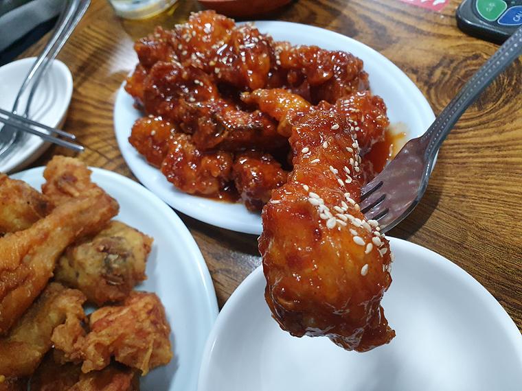 장안통닭-양념치킨