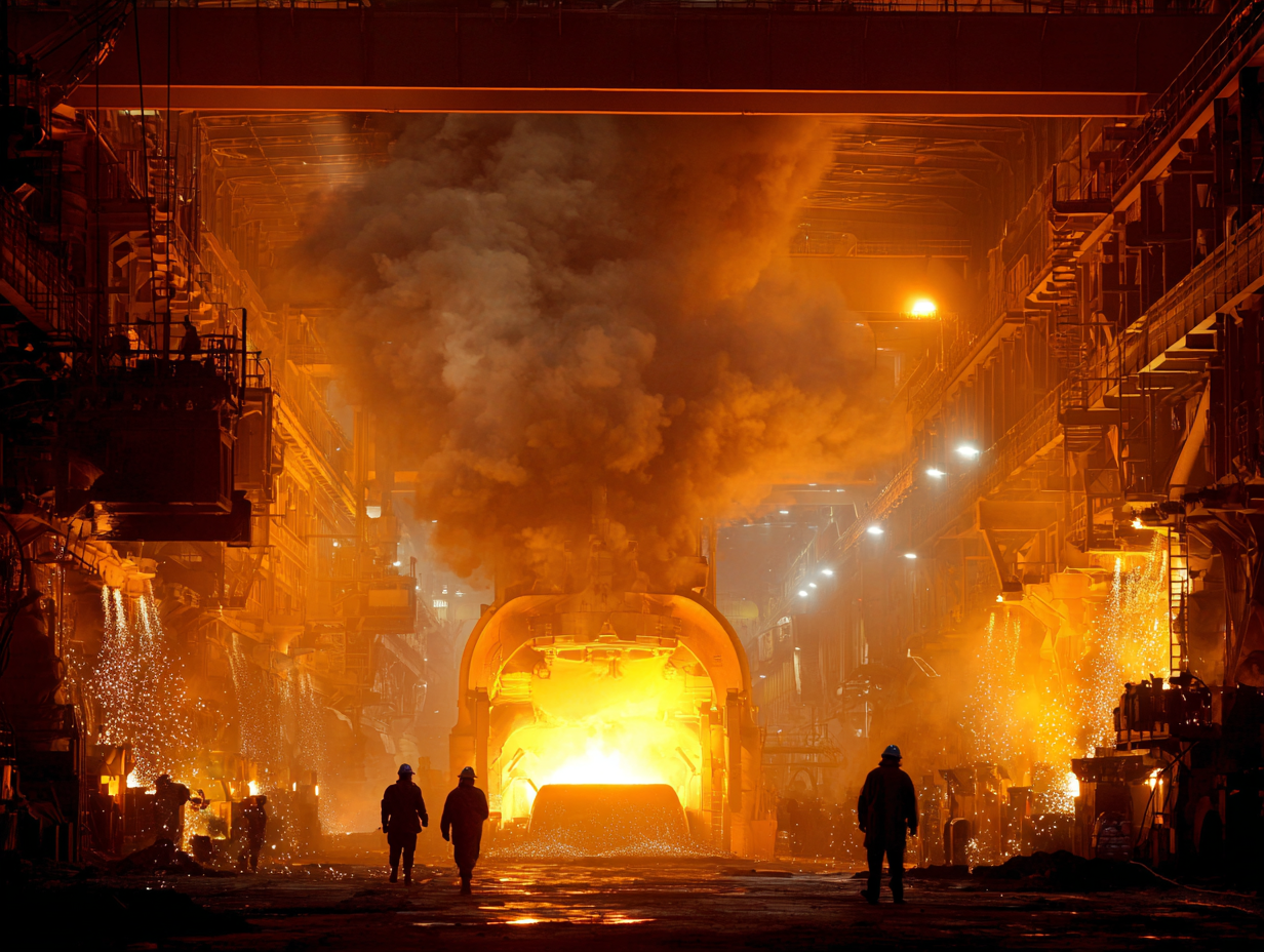 체철소, 철강, 중공업, 현장 모습, 용광로