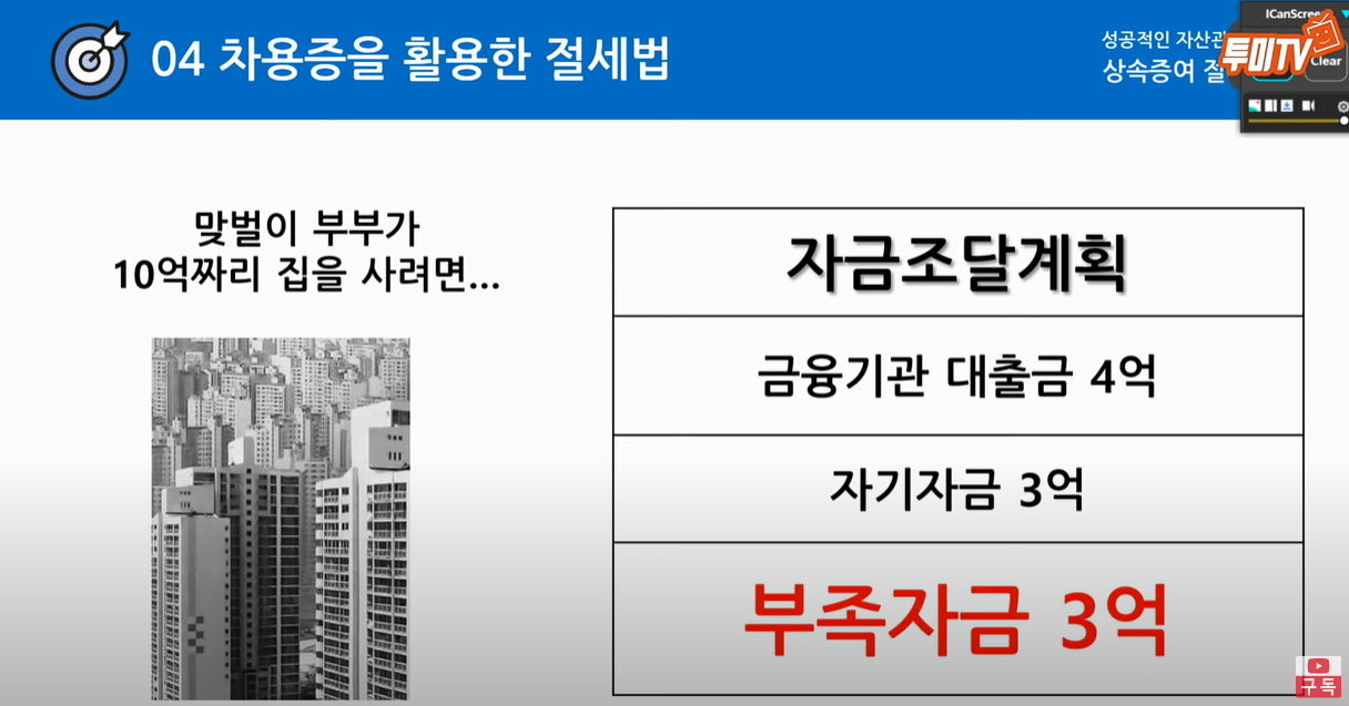 부족 자금 3억원 해결방법 - 차용