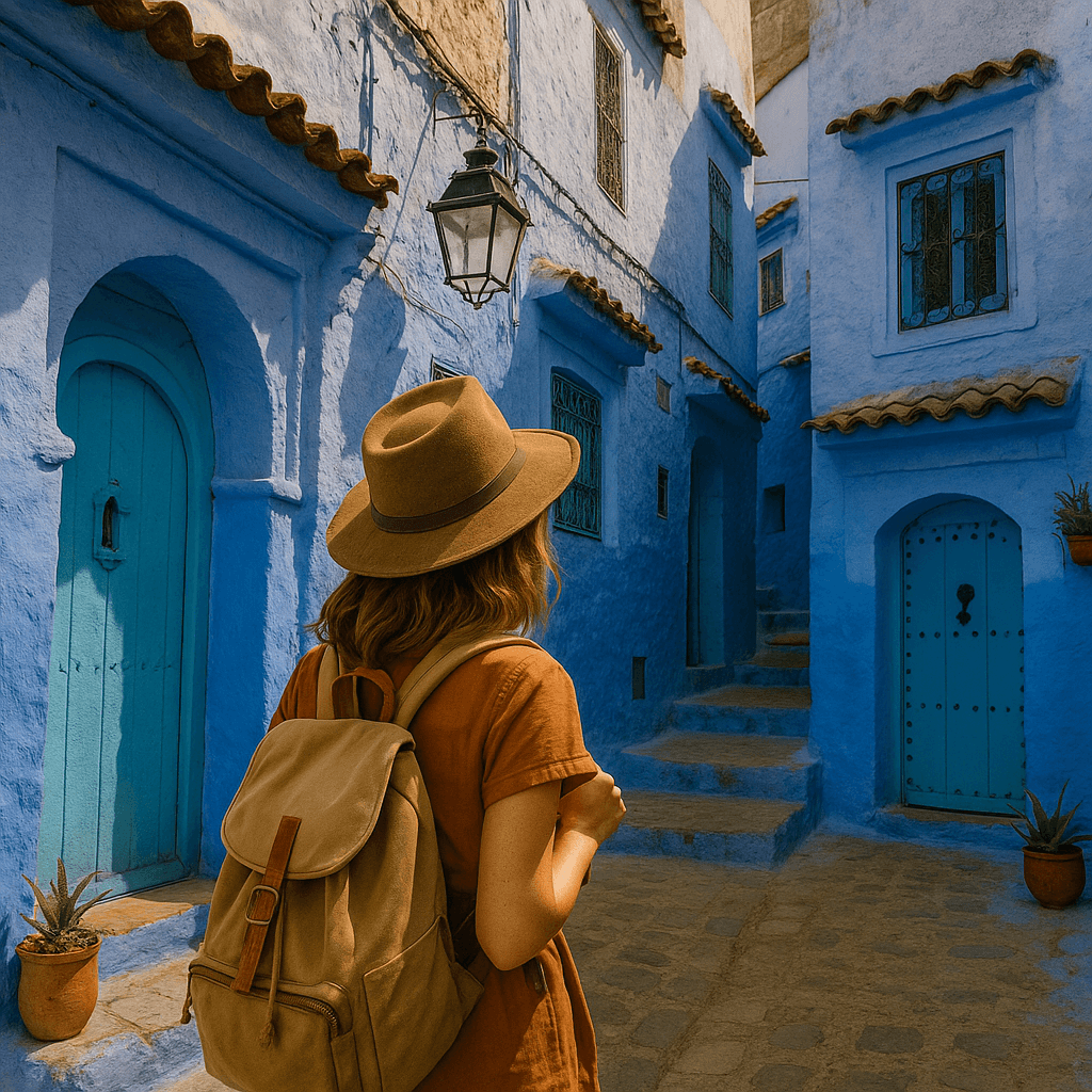 남아공과 모로코 자유여행 중 모로코 마을의 모습