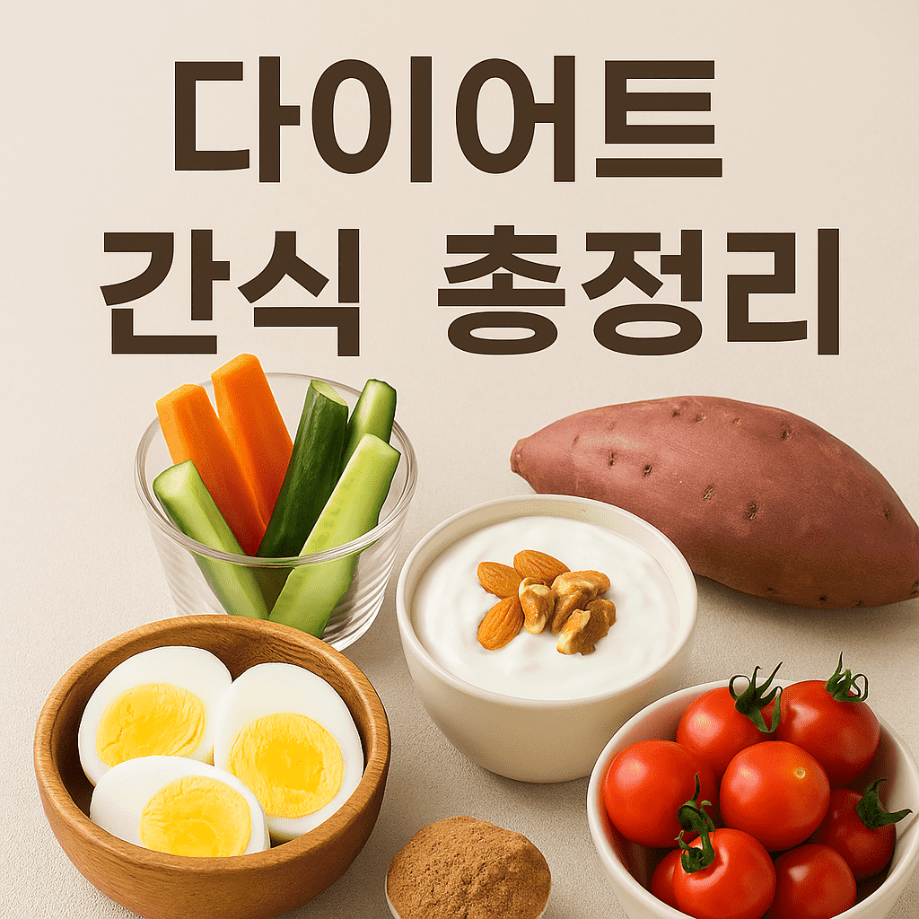 다이어트 중에도 OK! 먹어도 살 안찌는 간식 BEST 6
