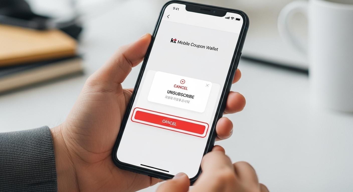 휴대폰쿠폰지갑 해지 kt