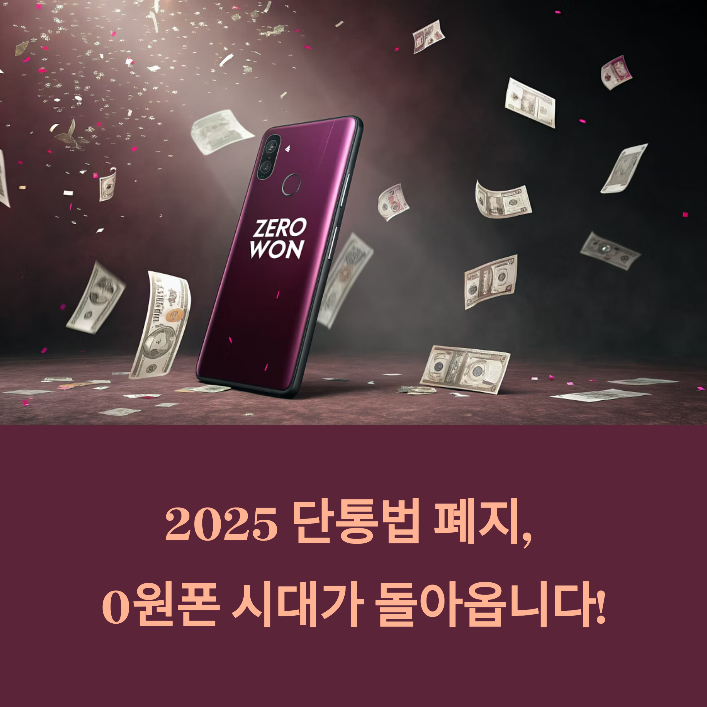 2025 단통법 폐지, 0원폰 시대 재개…놓치면 손해인 핵심 정보 총정리