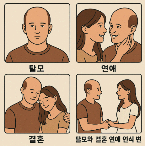 탈모와 결혼 연애 인식의 변화 흐름