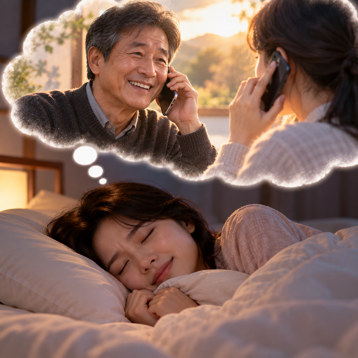 아빠 전화하는 꿈