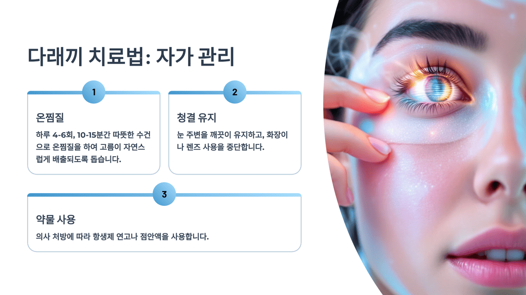 다래끼 치료법: 자가 관리