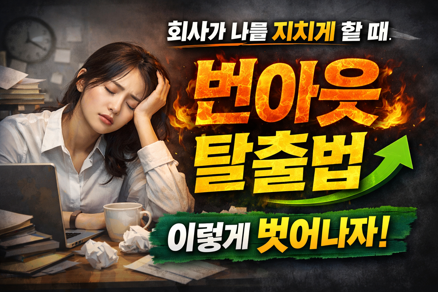 회사에서 번아웃 오는 시점과 회복법