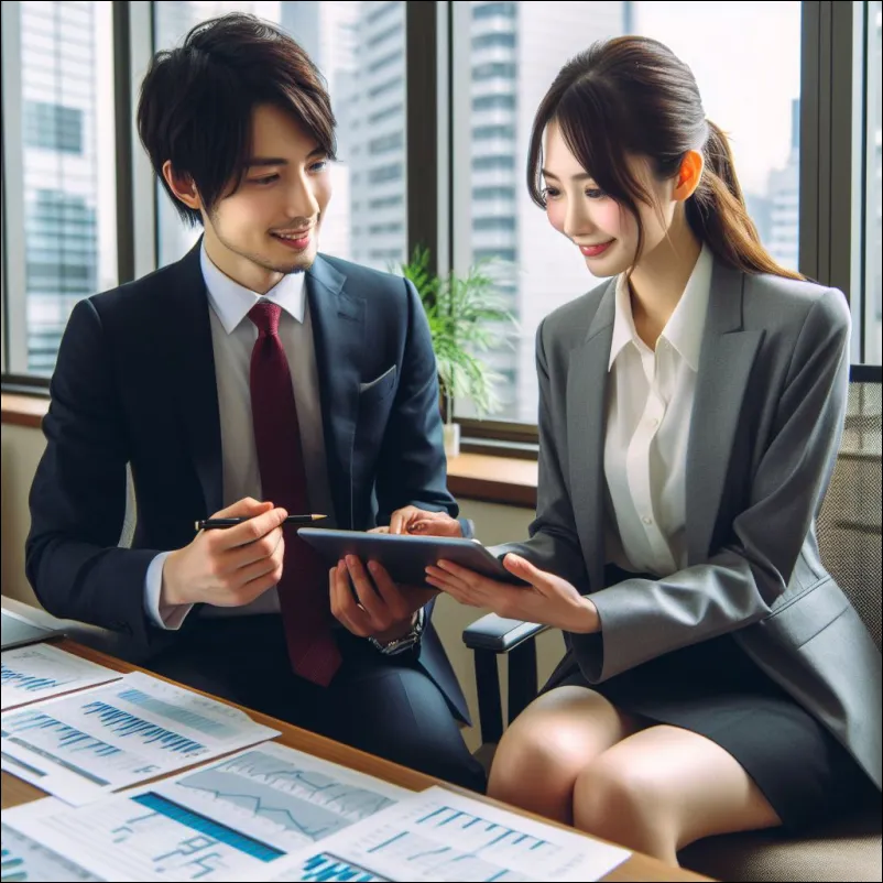 IRP 퇴직연금 상담중인 직장인