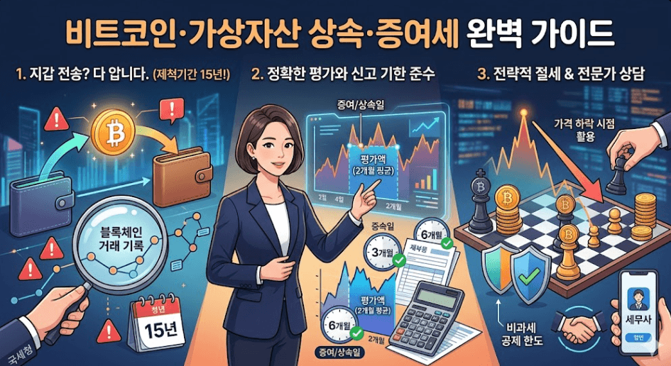 비트코인 상속세와 증여세 관리