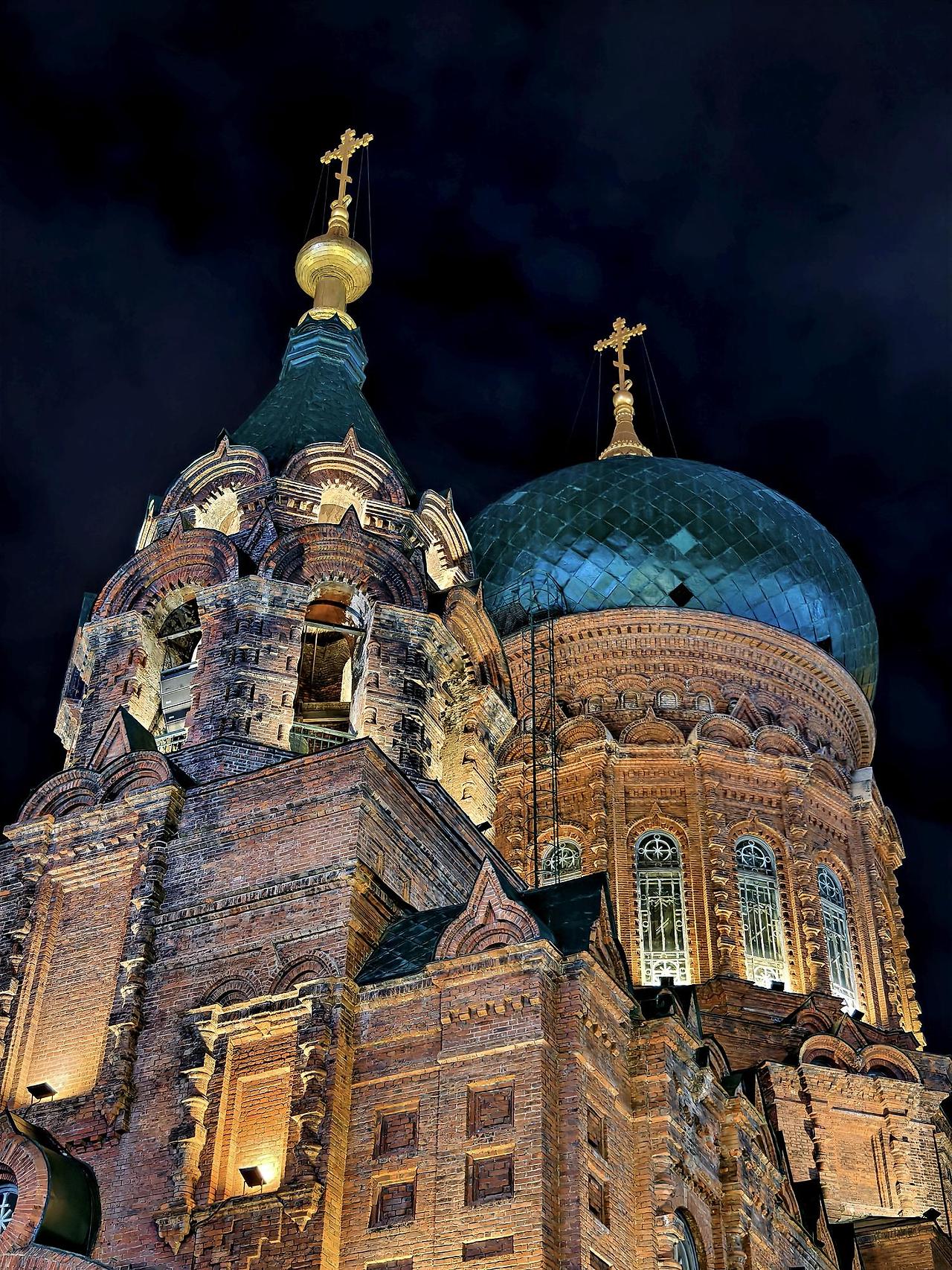 하얼빈 문화거리 성 소피아 성당 사진