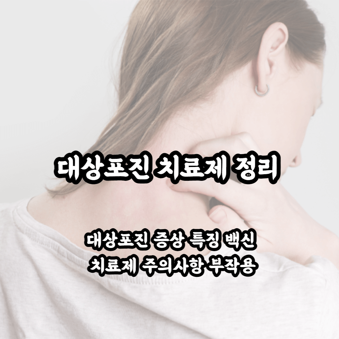 대상포진 치료제 종류 및 효능 효과 부작용 및 주의사항 정리