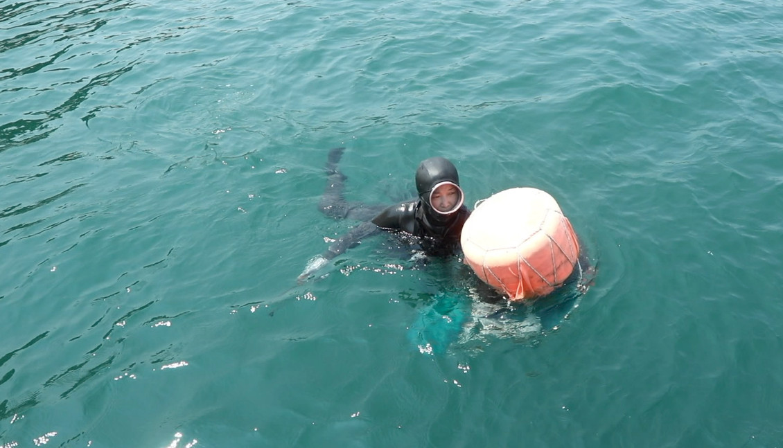 한국기행 거제 해녀 돌멍게