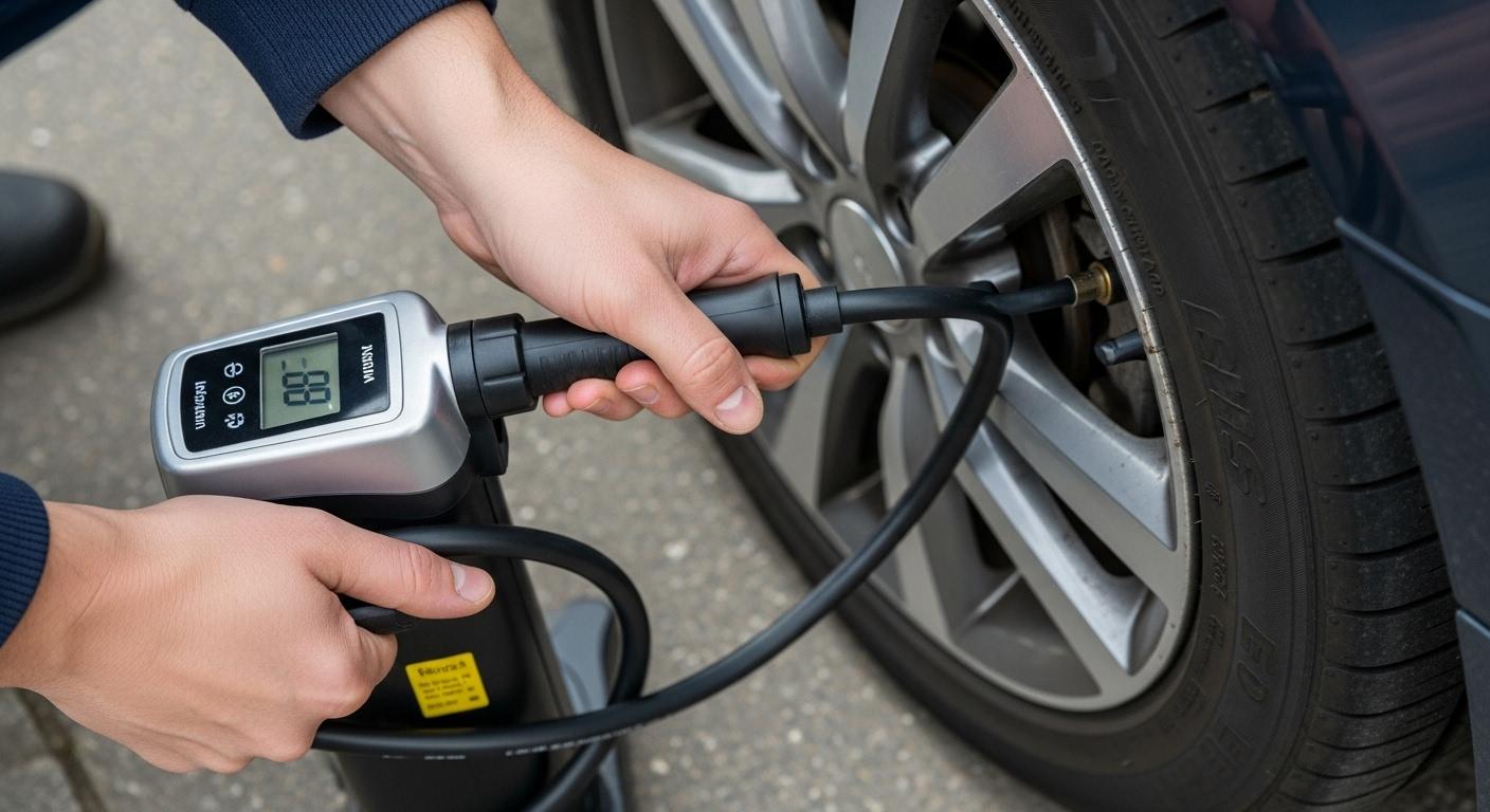 자동차 타이어 펌프