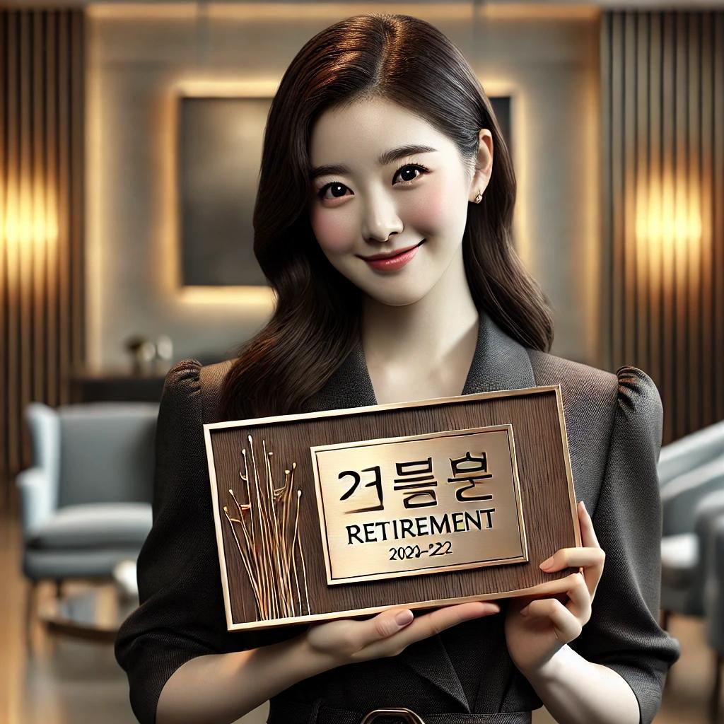 은퇴 기념패