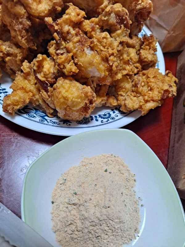 후라이드 순살과 콩가루