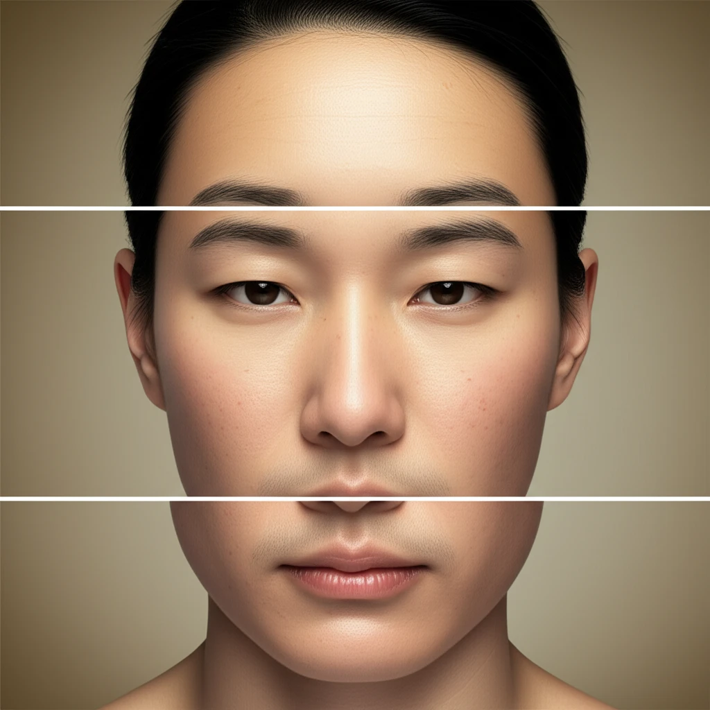 관상학 얼굴형별 기질과 삼정 비율 분..