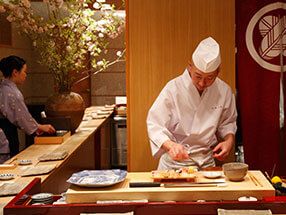 오마카세 내부 인테리어 사진