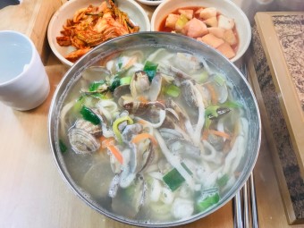 바지락칼국수