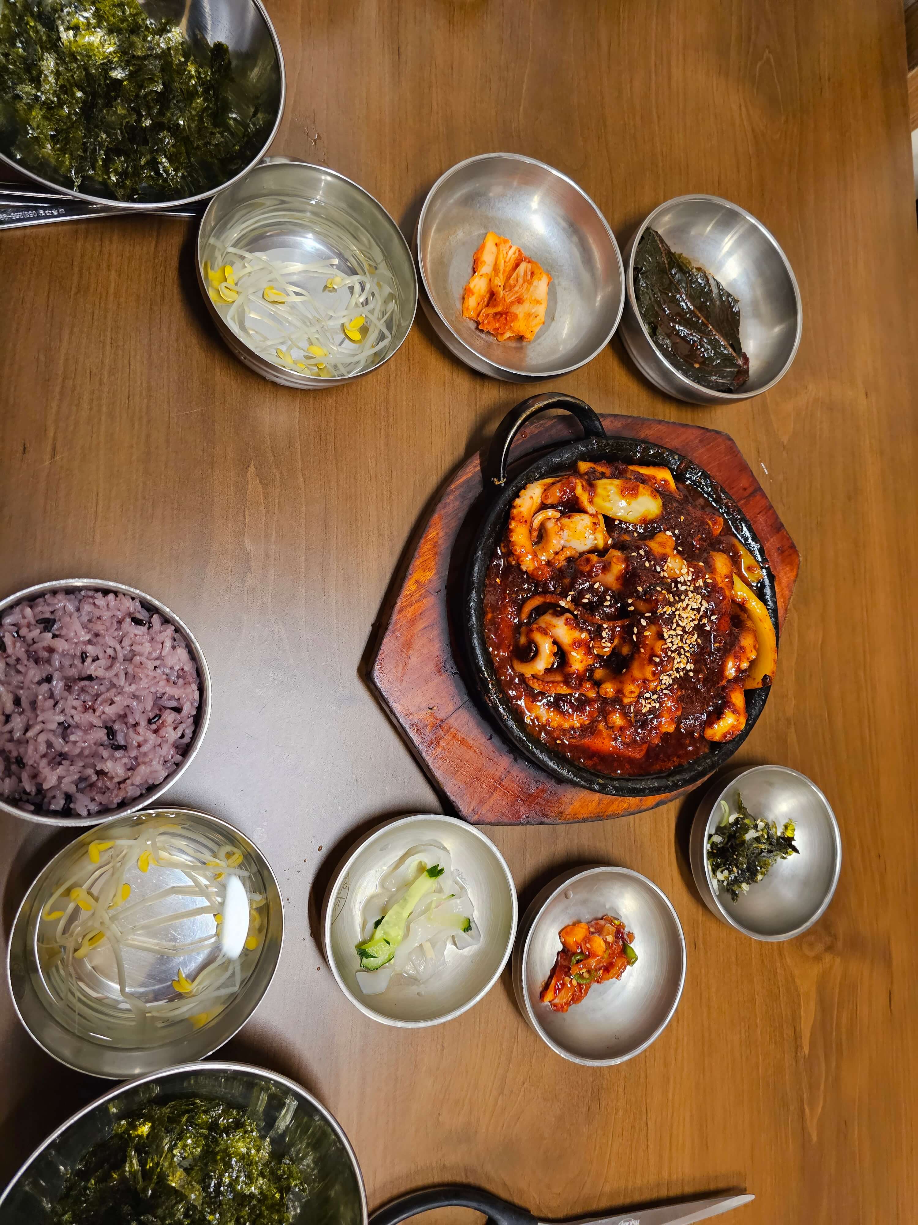 개인적으로 가장 맛있었던 대구의 낙지볶음