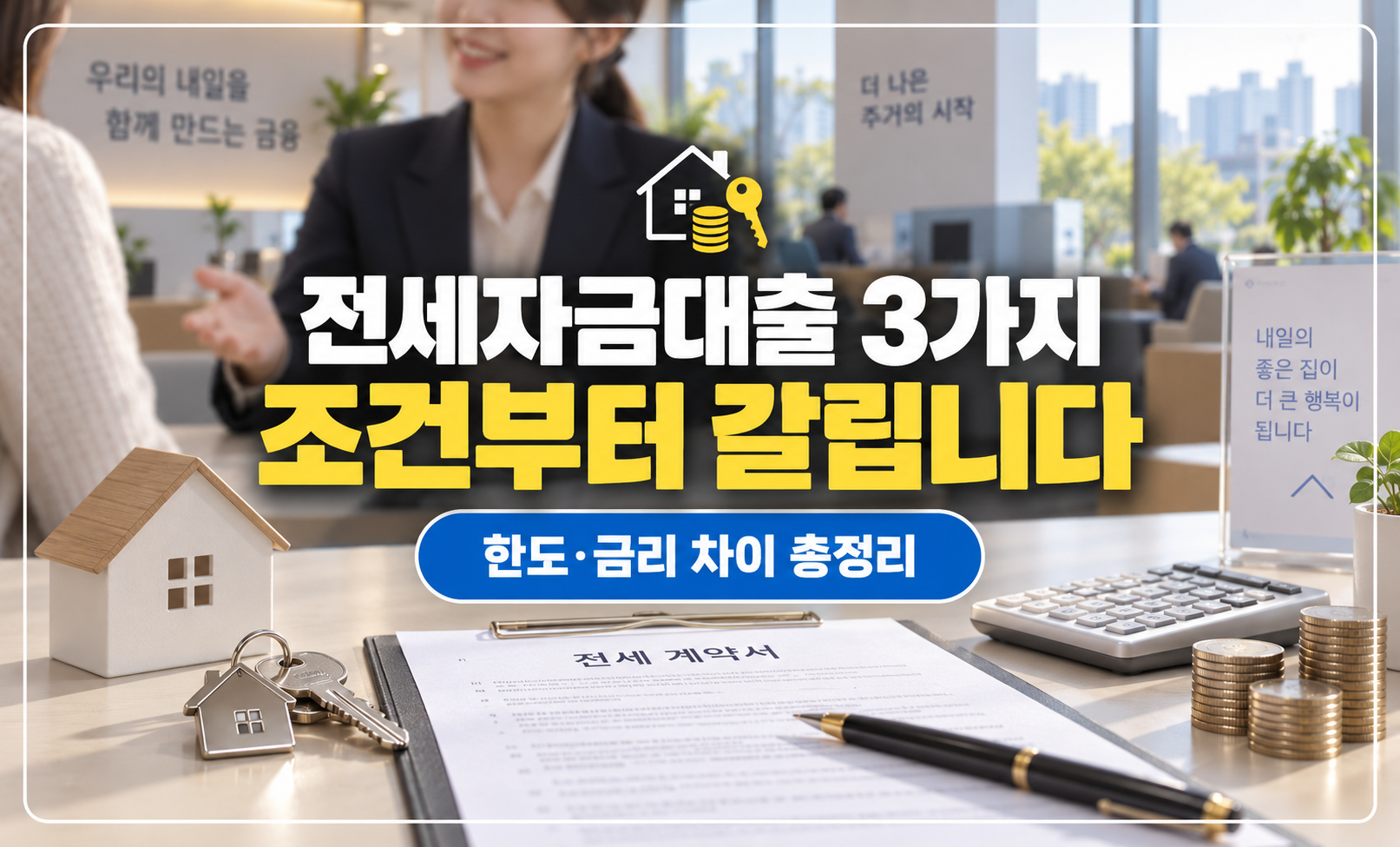 전세자금대출 3가지 비교 대표 썸네일