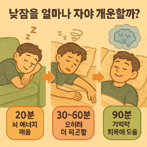 낮잠을 오래 자면 더 피곤하다고?｜20분과 90분의 충격적인 차이