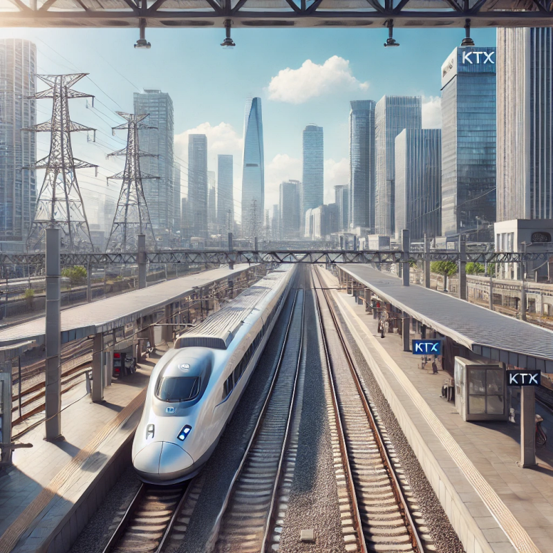 동대구역 KTX 출발 모습